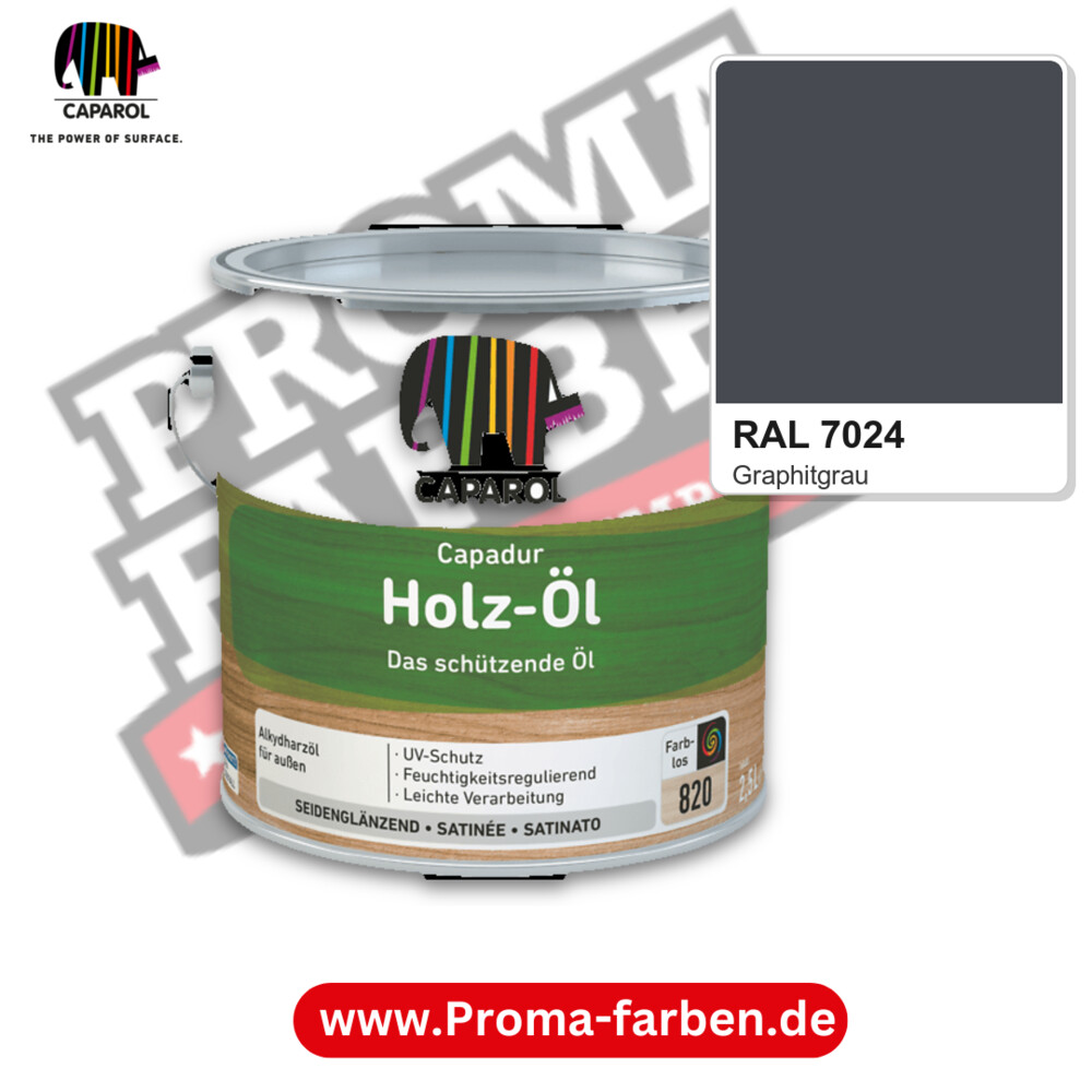 Caparol Capadur Holz-Öl RAL 7024 kaufen Proma Farben Hamburg