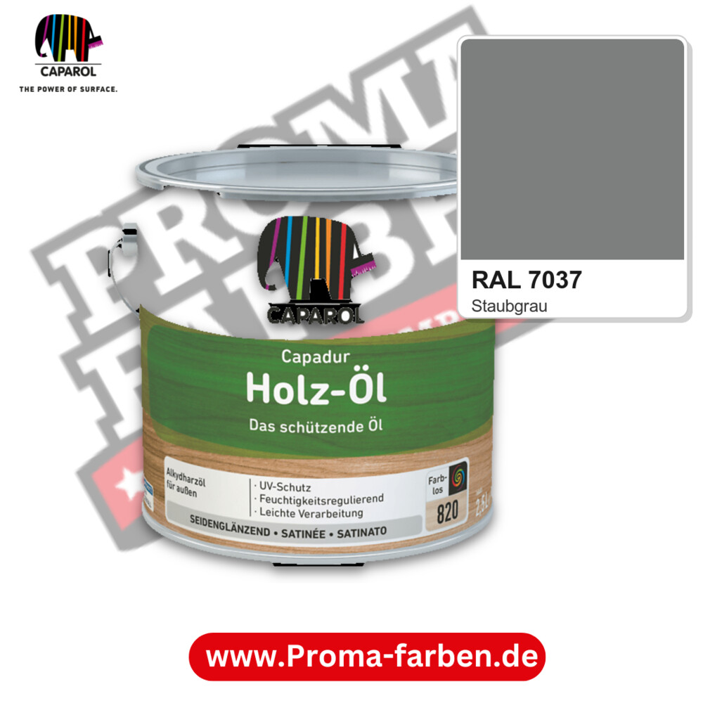 Caparol Capadur Holz-Öl RAL 7037 kaufen Proma Farben Hamburg