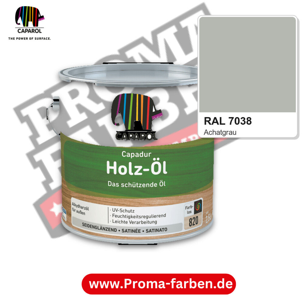 Caparol Capadur Holz-Öl RAL 7038 kaufen Proma Farben Hamburg