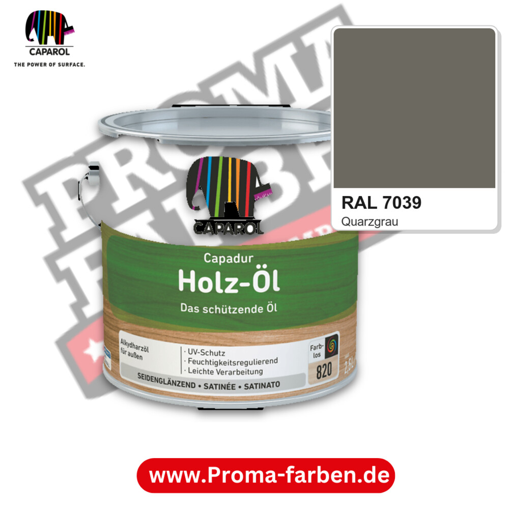 Caparol Capadur Holz-Öl RAL 7039 kaufen Proma Farben Hamburg