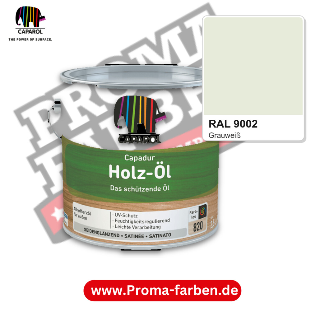 Caparol Capadur Holz-Öl RAL 9002 kaufen Proma Farben Hamburg