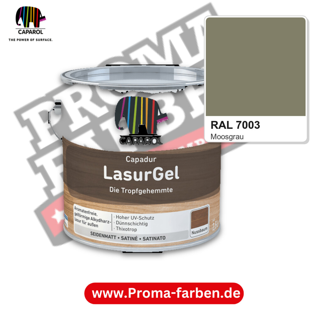 Caparol Capadur LasurGel RAL 7003 kaufen Proma Farben Hamburg