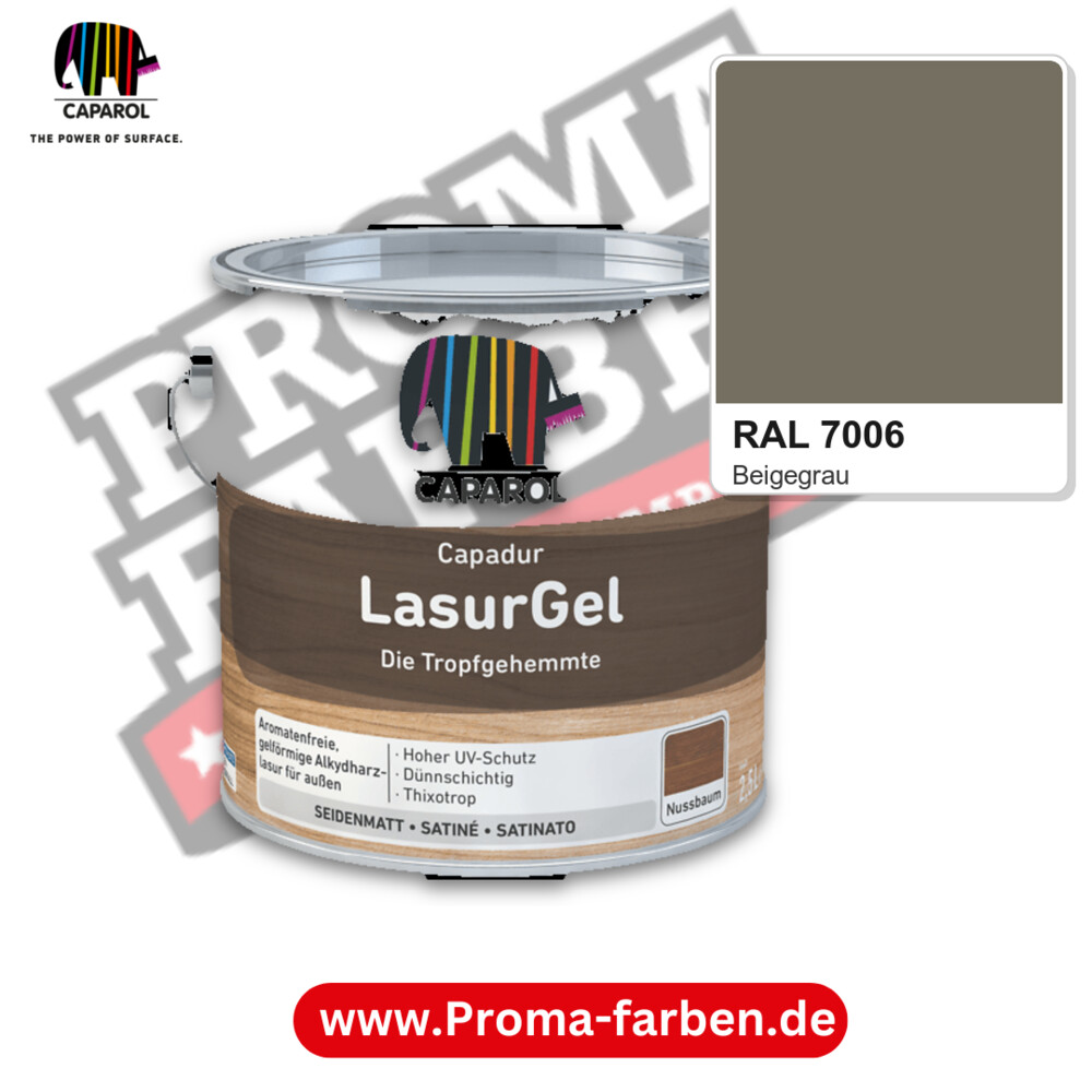 Caparol Capadur LasurGel RAL 7006 kaufen Proma Farben Hamburg