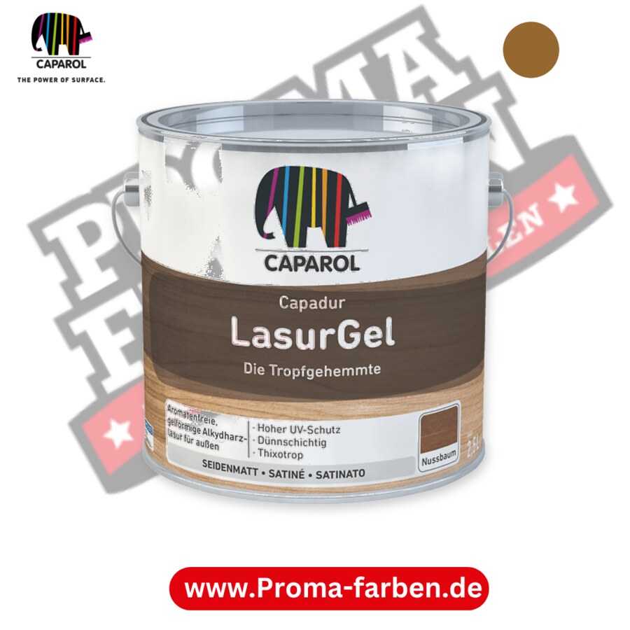 Caparol Capadur LasurGel RAL 8001 kaufen Proma Farben Hamburg