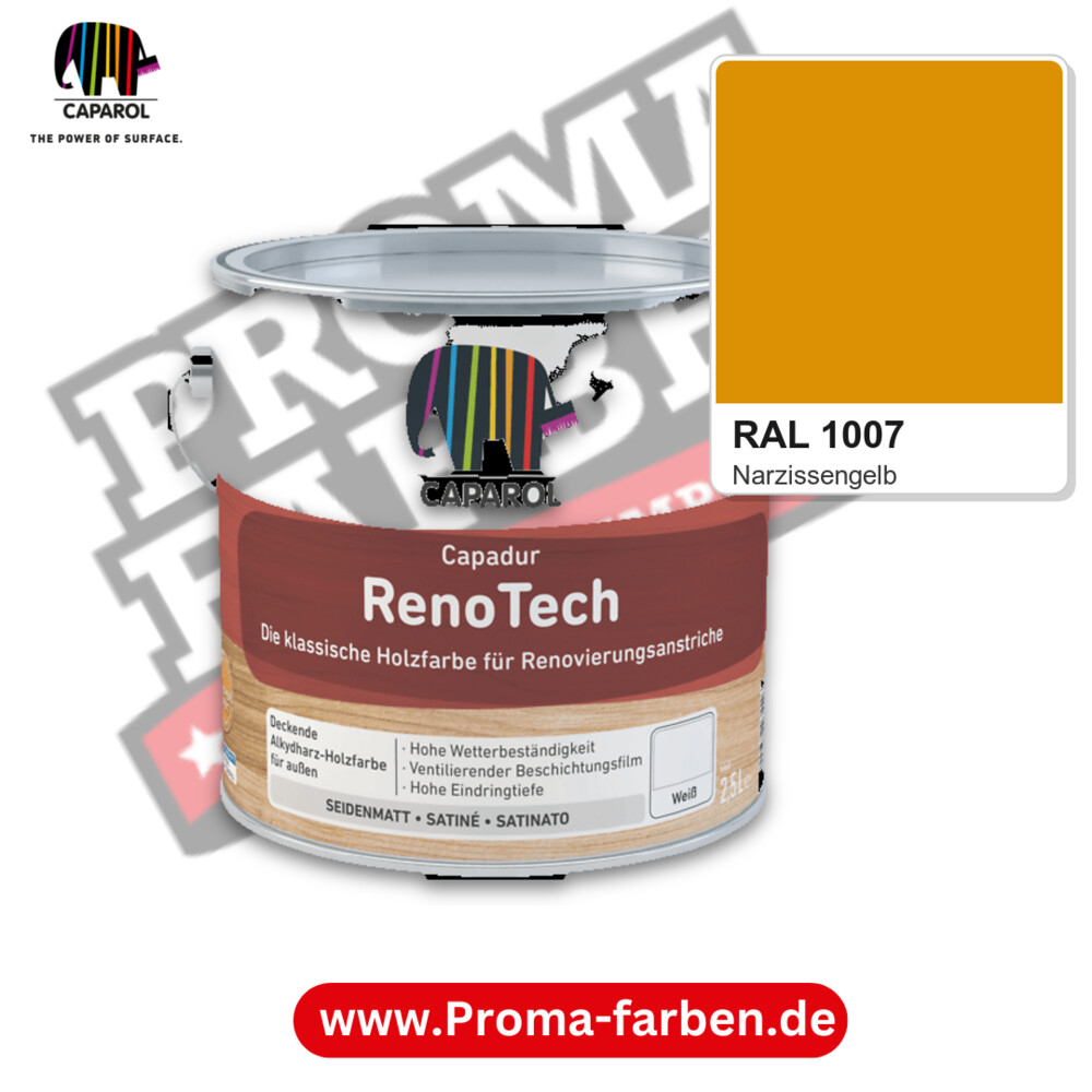 Caparol Capadur RenoTech RAL 1007 kaufen Proma Farben Hamburg