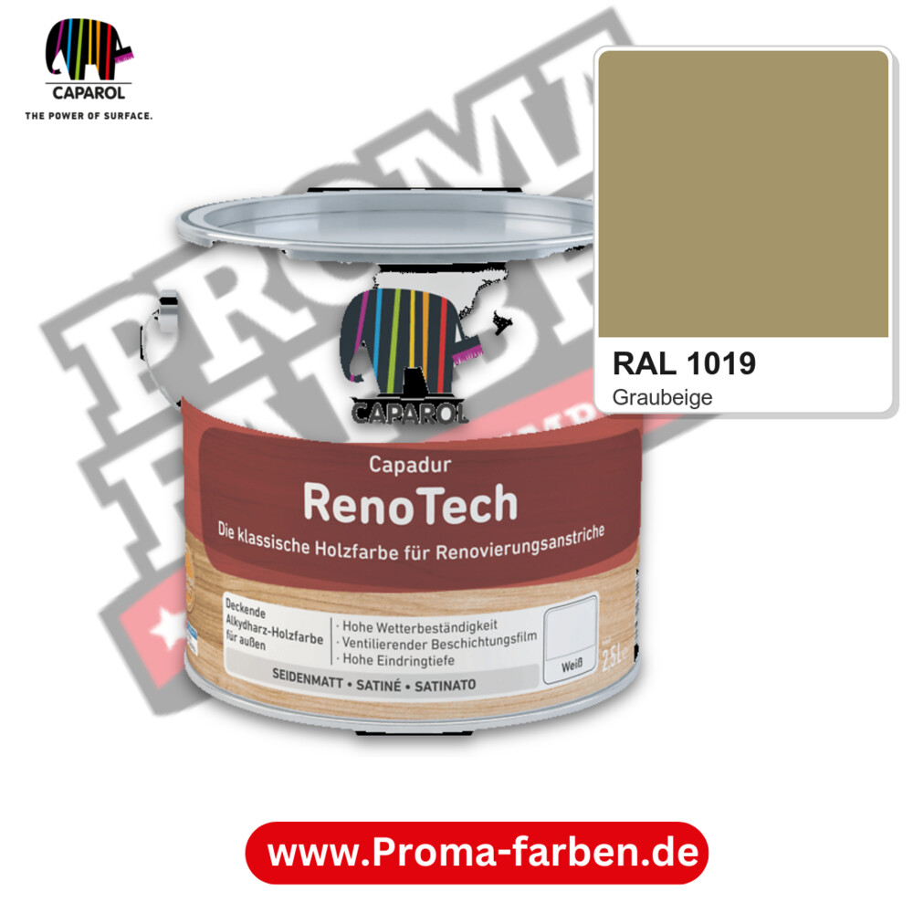 Caparol Capadur RenoTech RAL 1019 kaufen Proma Farben Hamburg