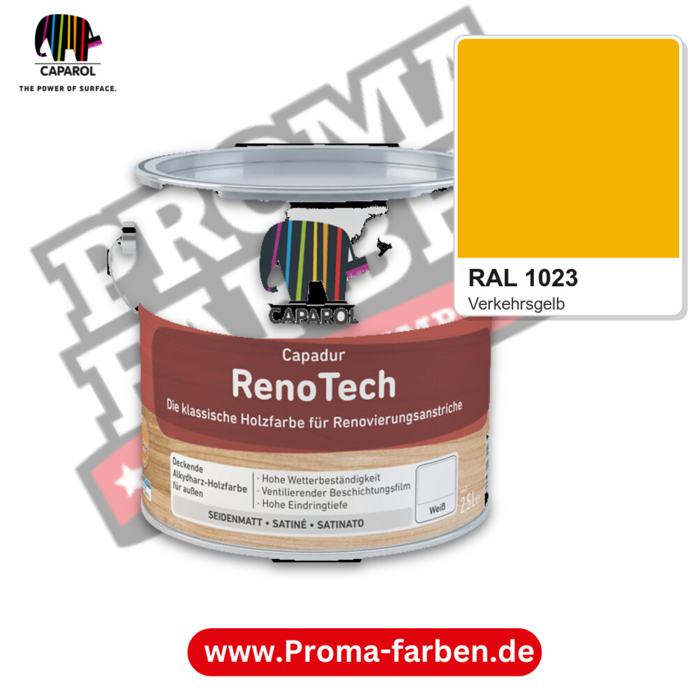 Caparol Capadur RenoTech RAL 1023 kaufen Proma Farben Hamburg