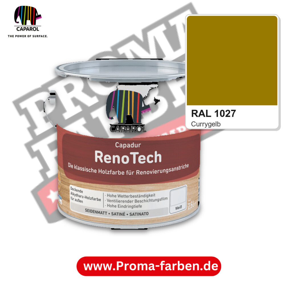 Caparol Capadur RenoTech RAL 1027 kaufen Proma Farben Hamburg