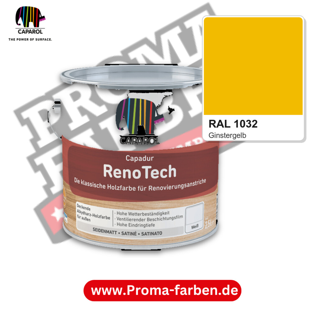 Caparol Capadur RenoTech RAL 1032 kaufen Proma Farben Hamburg