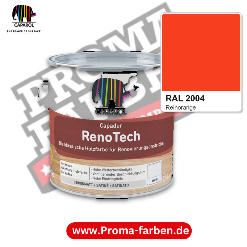 Caparol Capadur RenoTech RAL 2004 kaufen Proma Farben Hamburg