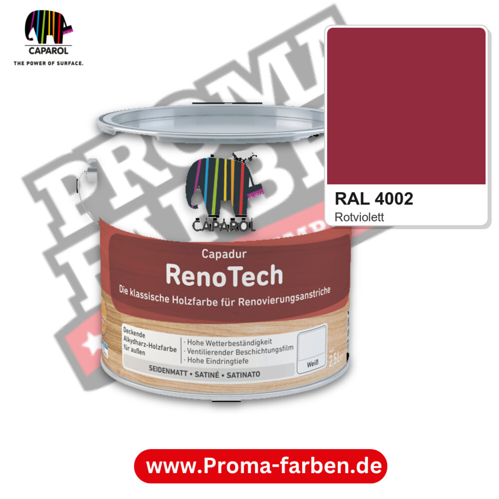 Caparol Capadur RenoTech RAL 4002 kaufen Proma Farben Hamburg