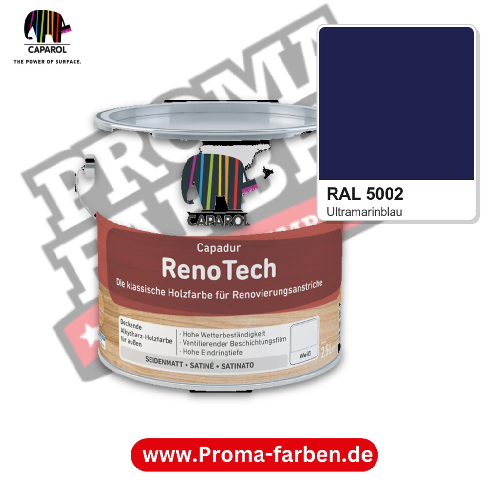 Caparol Capadur RenoTech RAL 5002 kaufen Proma Farben Hamburg