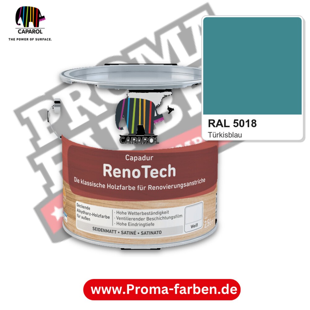 Caparol Capadur RenoTech RAL 5018 kaufen Proma Farben Hamburg
