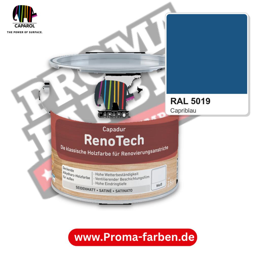 Caparol Capadur RenoTech RAL 5019 kaufen Proma Farben Hamburg