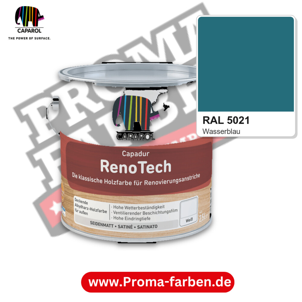 Caparol Capadur RenoTech RAL 5021 kaufen Proma Farben Hamburg