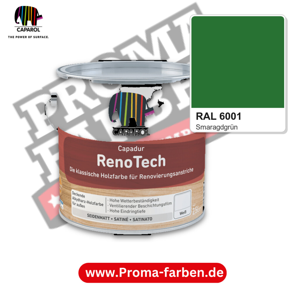 Caparol Capadur RenoTech RAL 6001 kaufen Proma Farben Hamburg