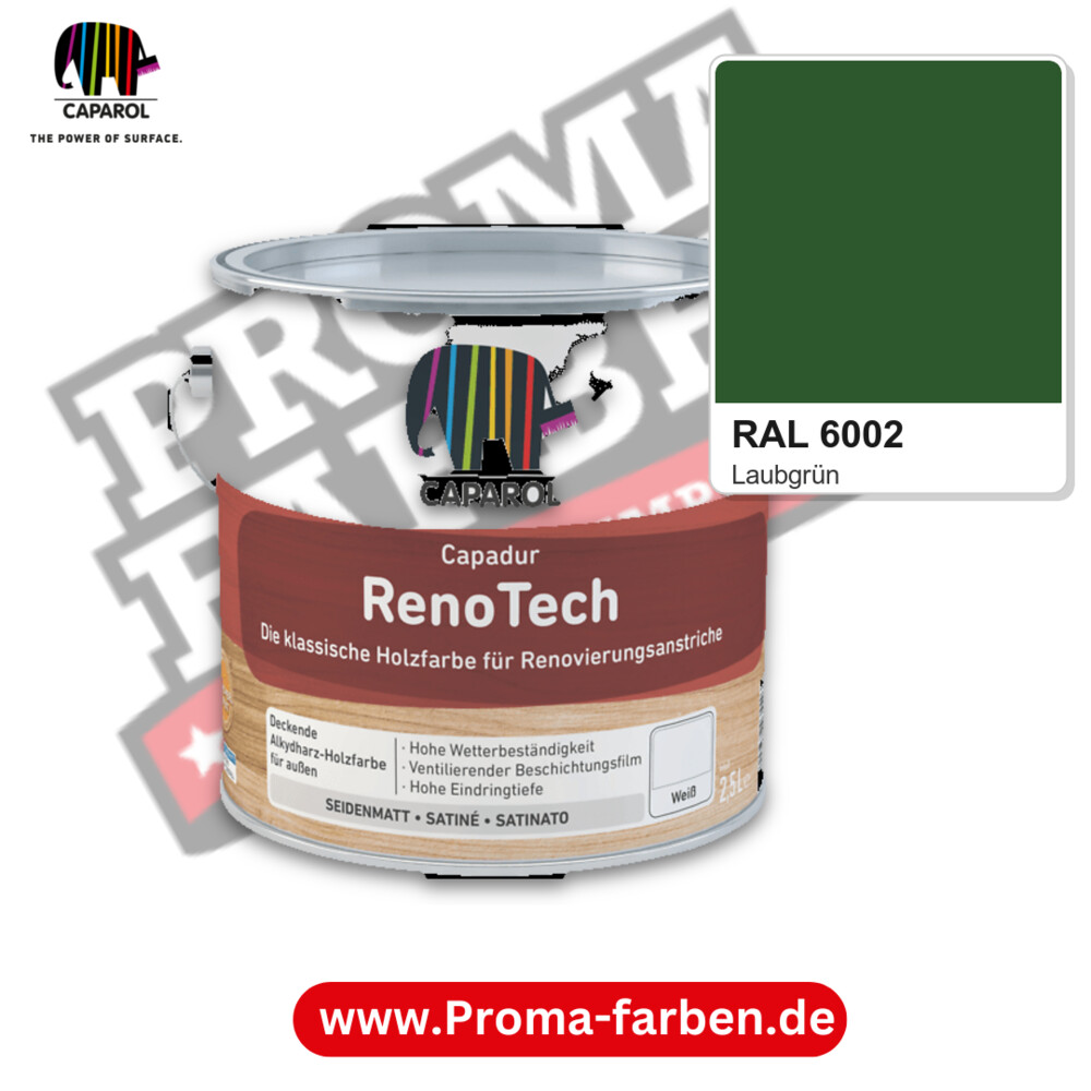 Caparol Capadur RenoTech RAL 6002 kaufen Proma Farben Hamburg