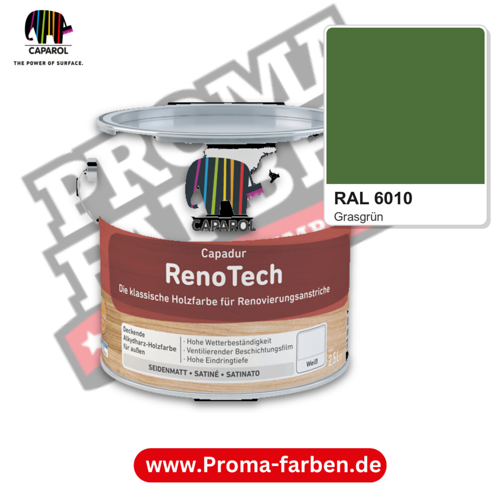 Caparol Capadur RenoTech RAL 6010 kaufen Proma Farben Hamburg