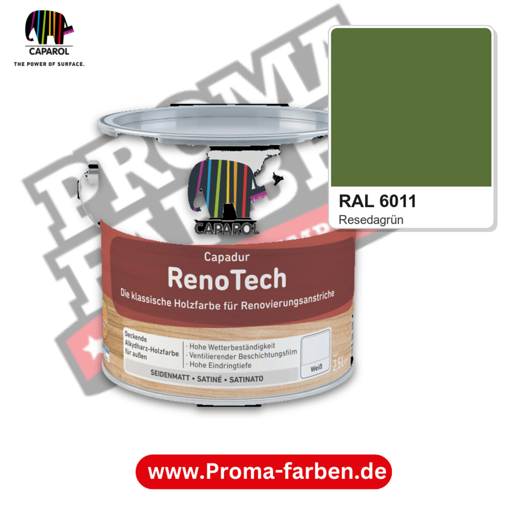 Caparol Capadur RenoTech RAL 6011 kaufen Proma Farben Hamburg