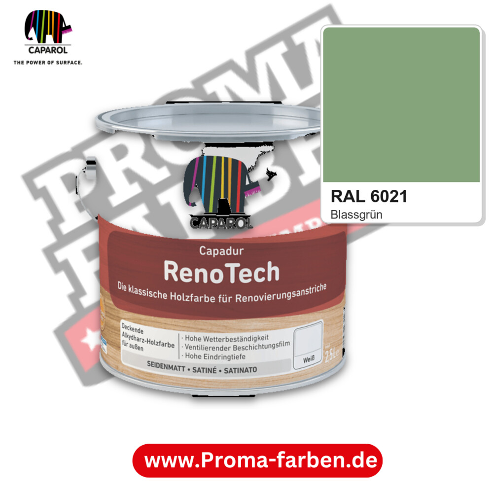Caparol Capadur RenoTech RAL 6021 kaufen Proma Farben Hamburg
