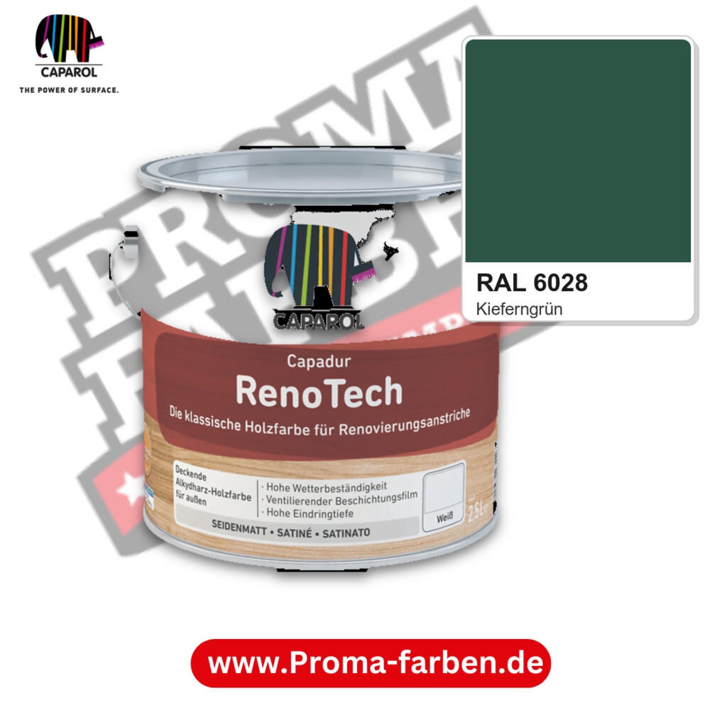 Caparol Capadur RenoTech RAL 6028 kaufen Proma Farben Hamburg