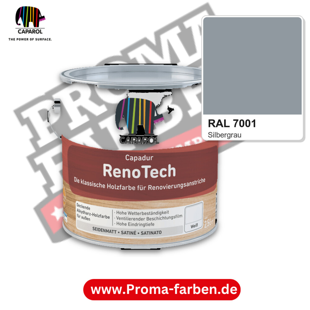 Caparol Capadur RenoTech RAL 7001 kaufen Proma Farben Hamburg