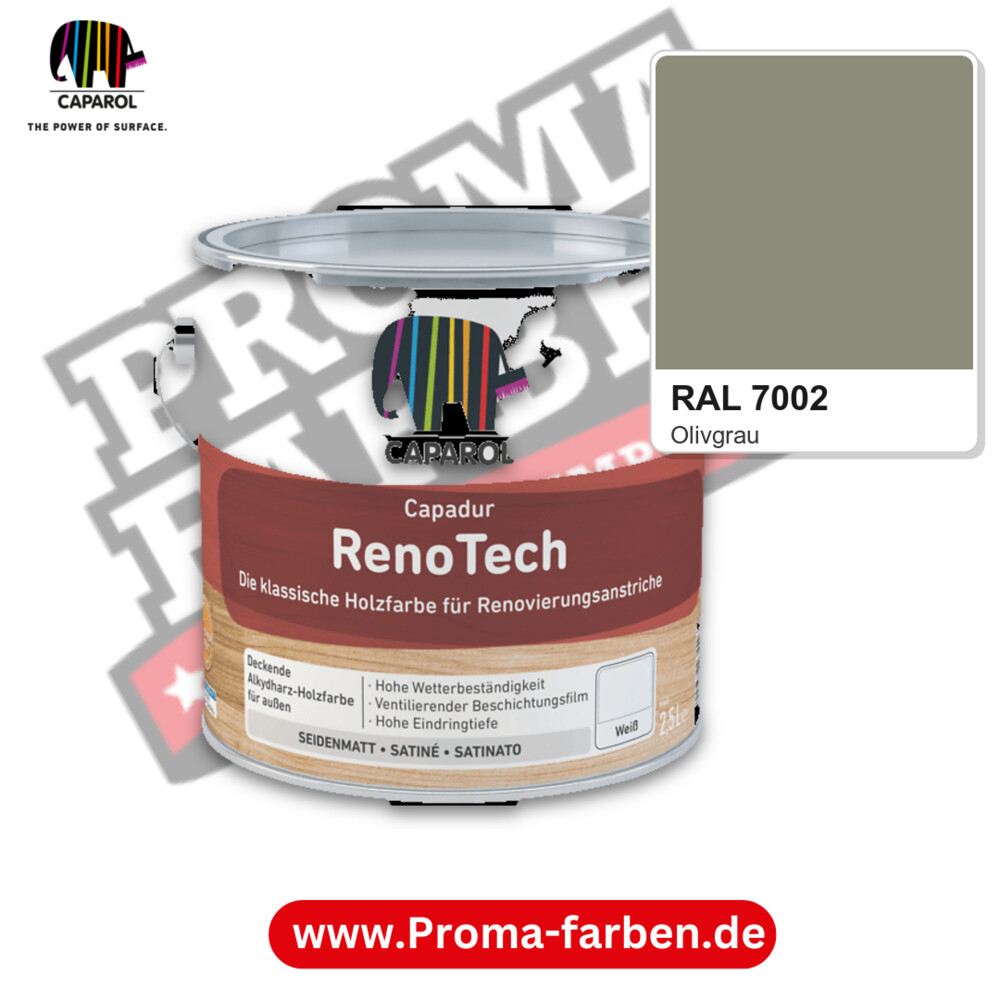 Caparol Capadur RenoTech RAL 7002 kaufen Proma Farben Hamburg