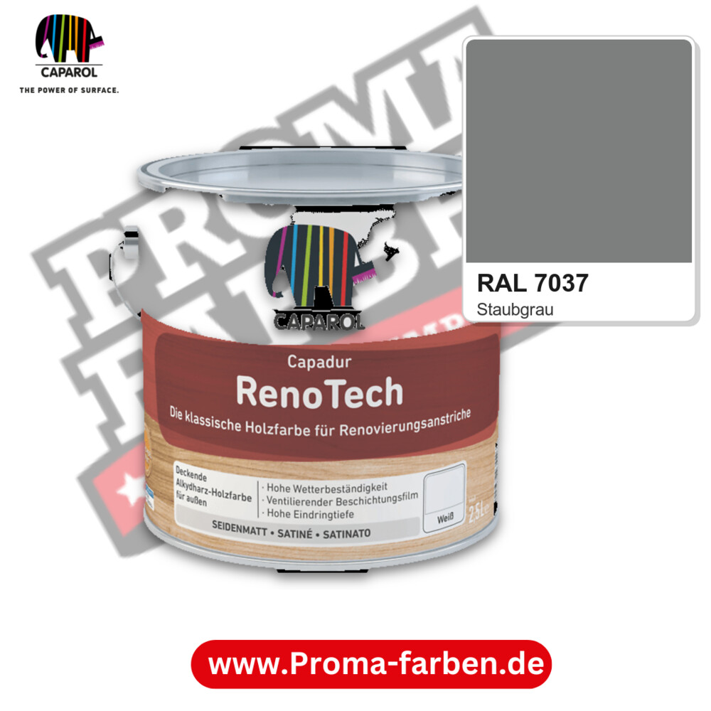 Caparol Capadur RenoTech RAL 7037 kaufen Proma Farben Hamburg