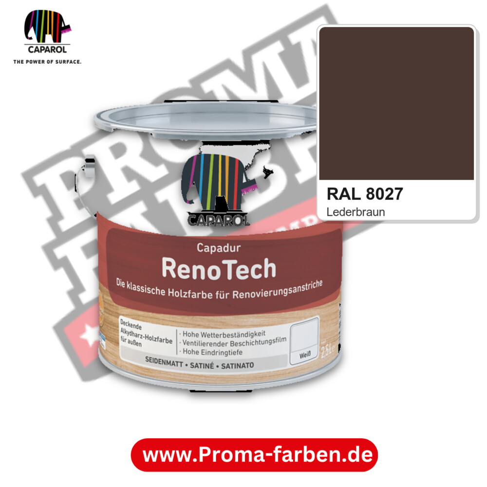 Caparol Capadur RenoTech RAL 8027 kaufen Proma Farben Hamburg