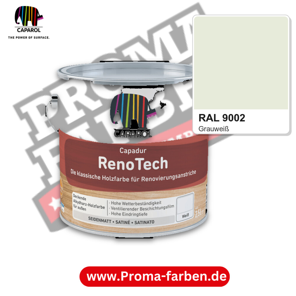 Caparol Capadur RenoTech RAL 9002 kaufen Proma Farben Hamburg