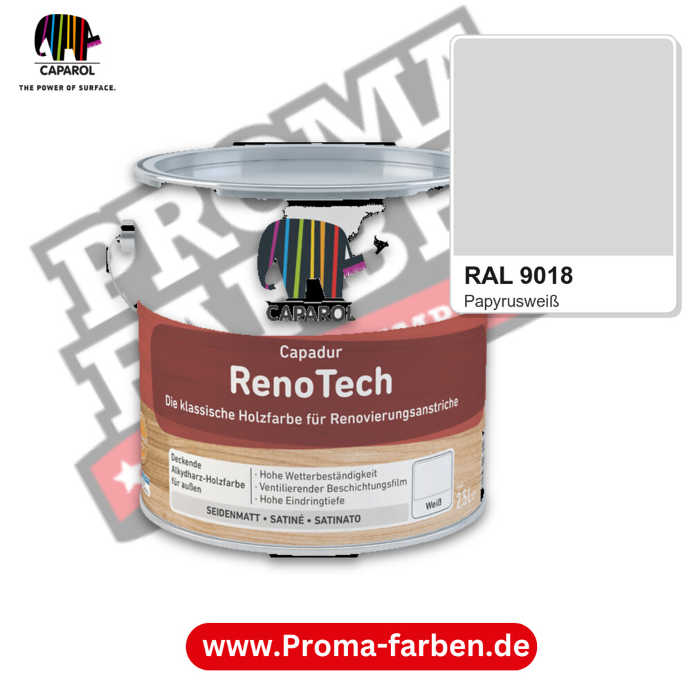 Caparol Capadur RenoTech RAL 9018 kaufen Proma Farben Hamburg