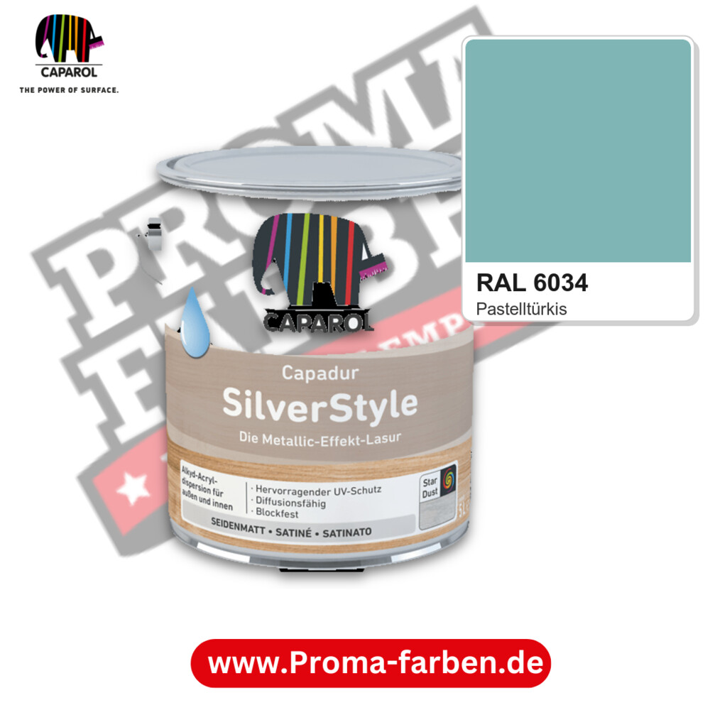 Caparol Capadur SilverStyle RAL 6034 kaufen Proma Farben Hamburg