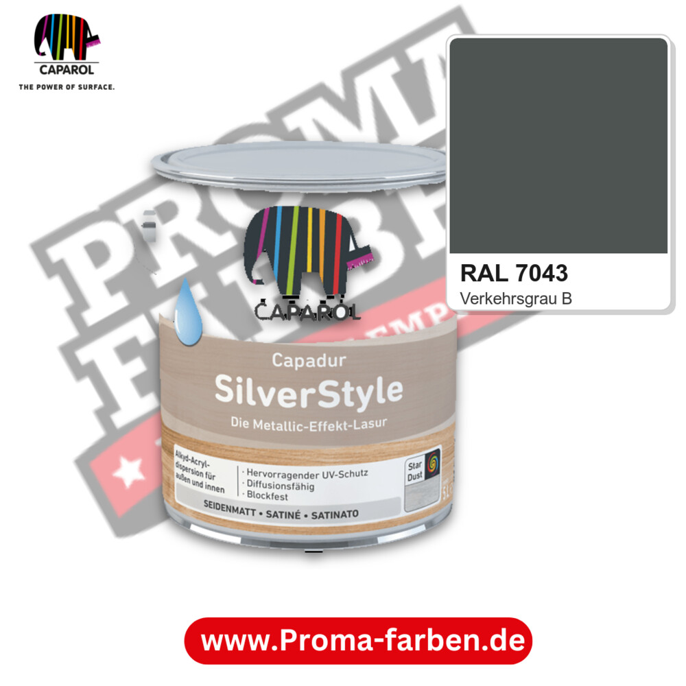 Caparol Capadur SilverStyle RAL 7043 kaufen Proma Farben Hamburg