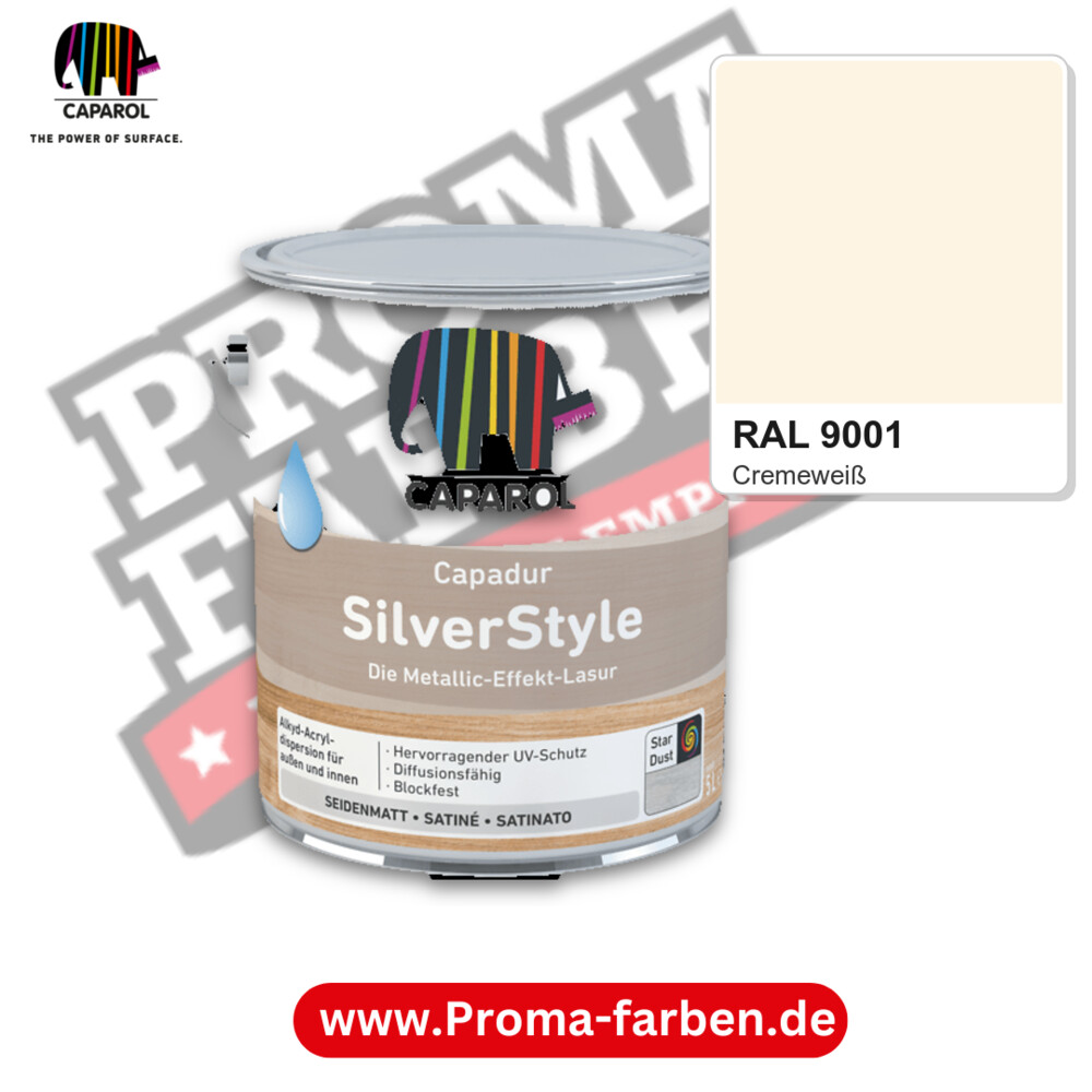Caparol Capadur SilverStyle RAL 9001 kaufen Proma Farben Hamburg