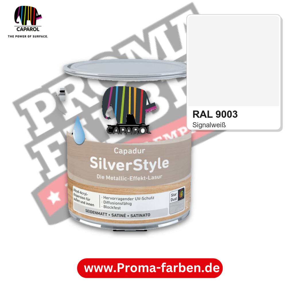 Caparol Capadur SilverStyle RAL 9003 kaufen Proma Farben Hamburg
