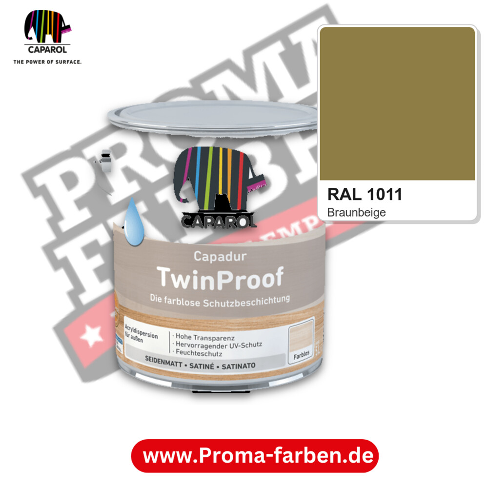 Caparol Capadur TwinProof RAL 1011 kaufen Proma Farben Hamburg