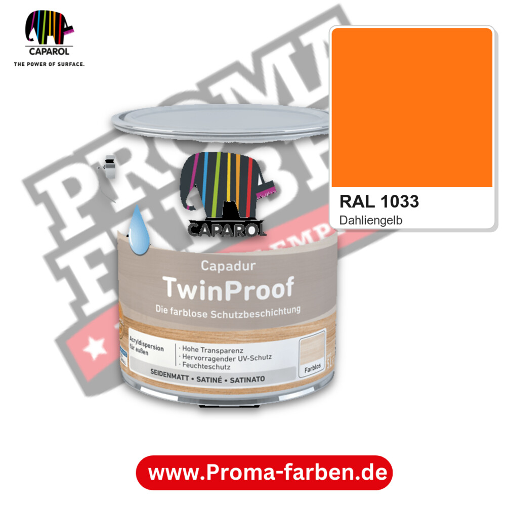 Caparol Capadur TwinProof RAL 1033 kaufen Proma Farben Hamburg