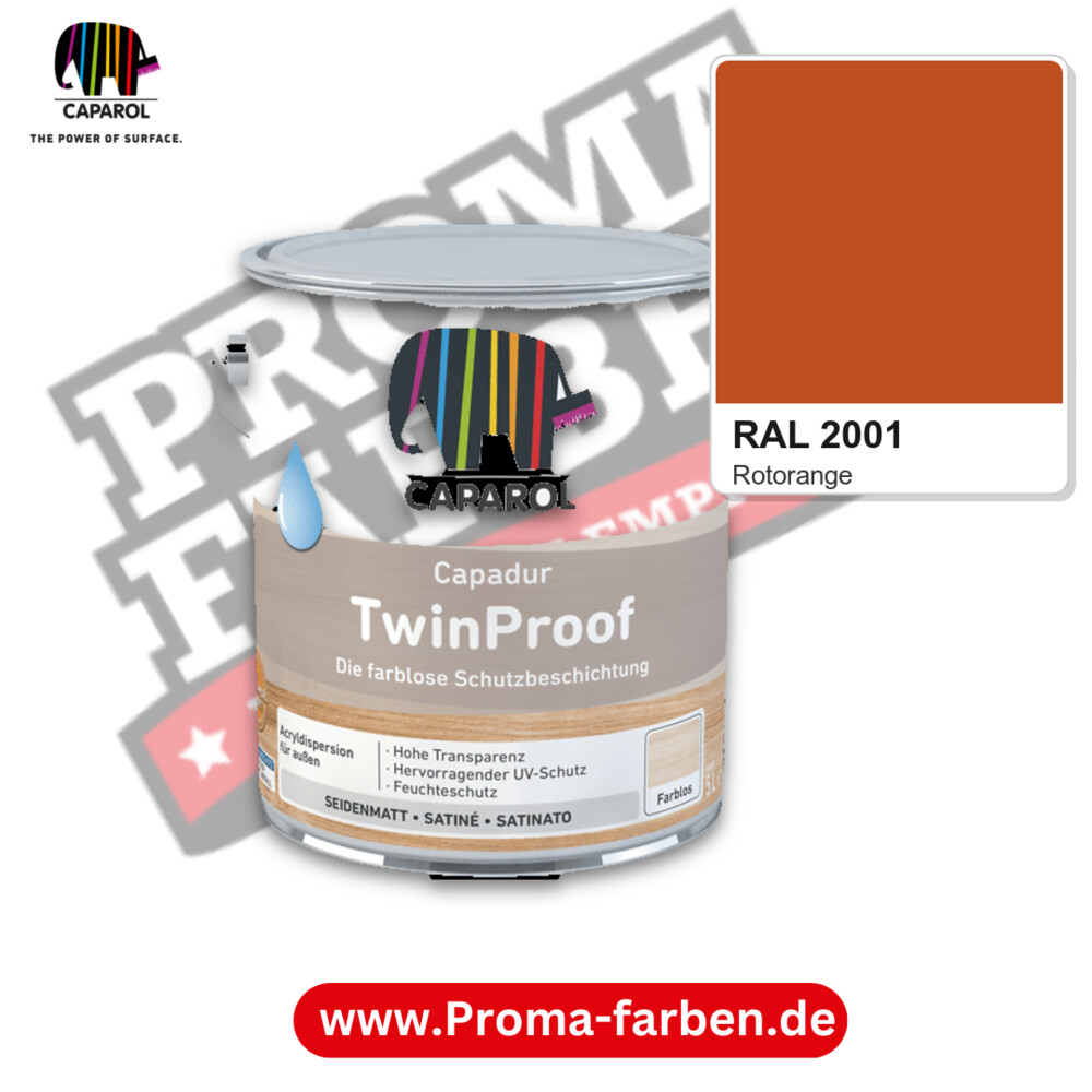 Caparol Capadur TwinProof RAL 2001 kaufen Proma Farben Hamburg