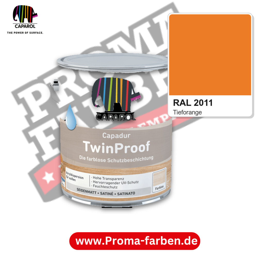 Caparol Capadur TwinProof RAL 2011 kaufen Proma Farben Hamburg