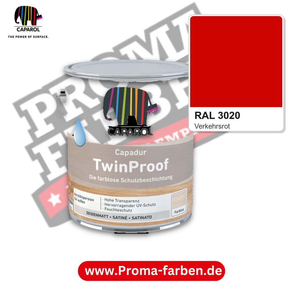 Caparol Capadur TwinProof RAL 3020 kaufen Proma Farben Hamburg