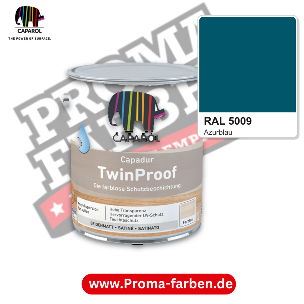 Caparol Capadur TwinProof RAL 5009 kaufen Proma Farben Hamburg