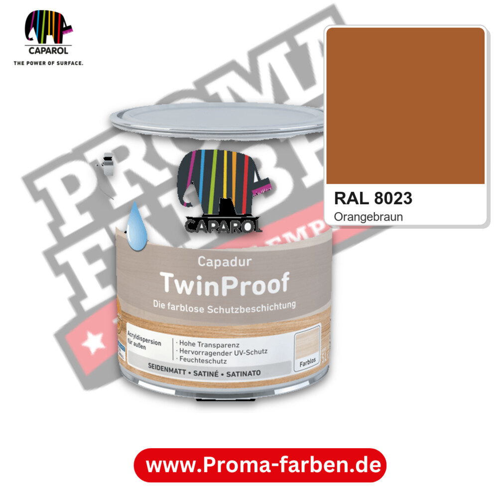 Caparol Capadur TwinProof RAL 8023 kaufen Proma Farben Hamburg