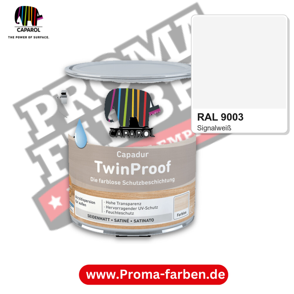 Caparol Capadur TwinProof RAL 9003 kaufen Proma Farben Hamburg