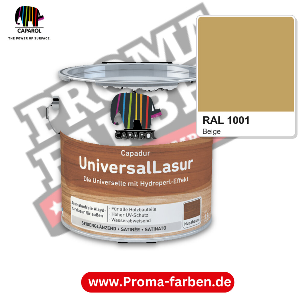 Caparol Capadur UniversalLasur RAL 1001 kaufen Proma Farben Hamburg