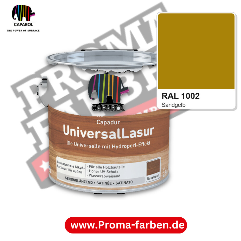 Caparol Capadur UniversalLasur RAL 1002 kaufen Proma Farben Hamburg