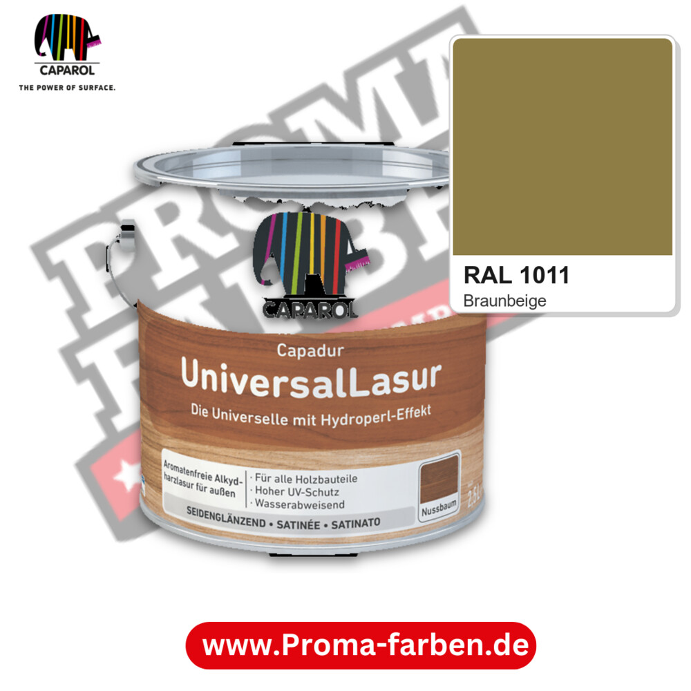 Caparol Capadur UniversalLasur RAL 1011 kaufen Proma Farben Hamburg
