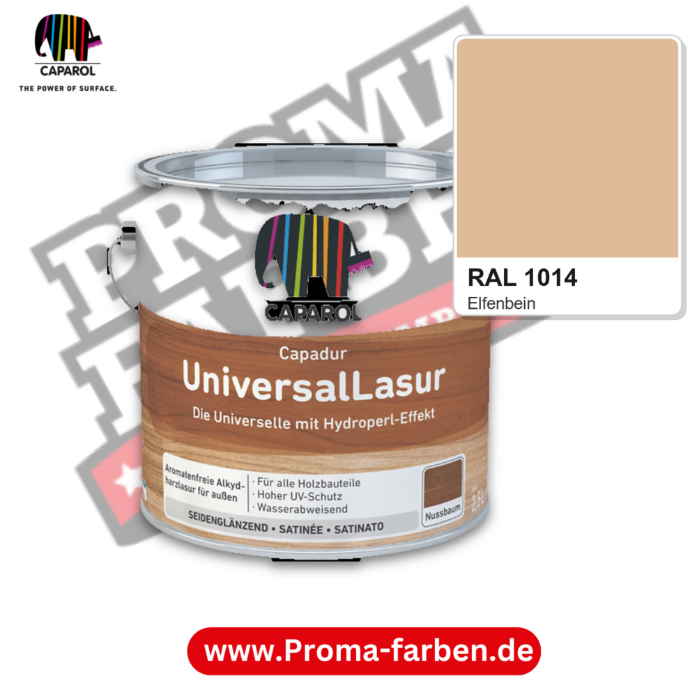 Caparol Capadur UniversalLasur RAL 1014 kaufen Proma Farben Hamburg