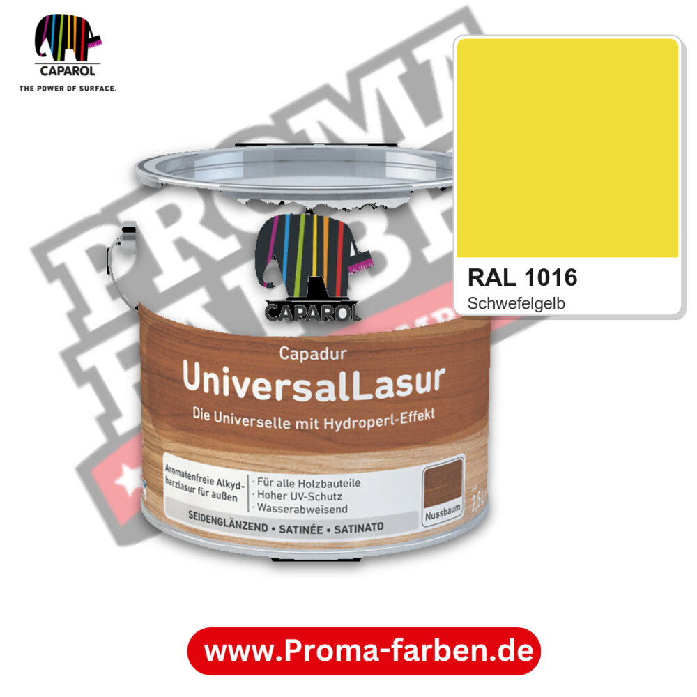 Caparol Capadur UniversalLasur RAL 1016 kaufen Proma Farben Hamburg