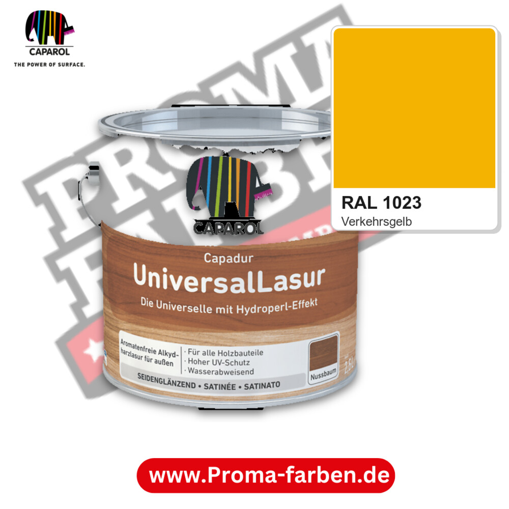 Caparol Capadur UniversalLasur RAL 1023 kaufen Proma Farben Hamburg