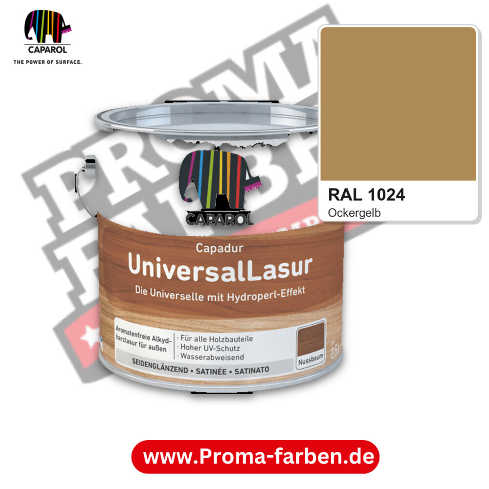 Caparol Capadur UniversalLasur RAL 1024 kaufen Proma Farben Hamburg